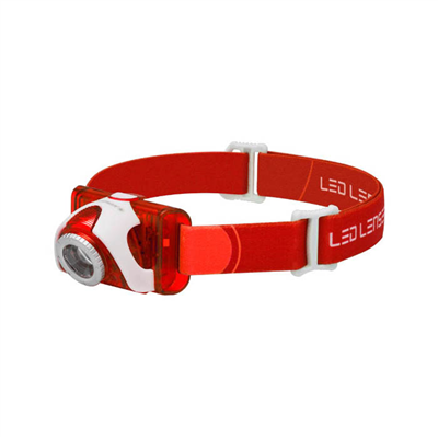 LED Lenser SEO 5 LED Head Torch - Red